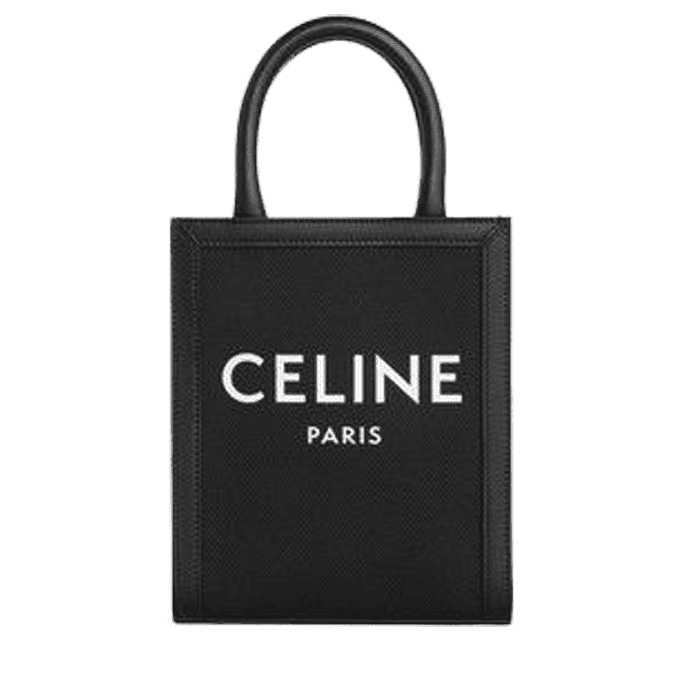 Celine Vertical Cabas in Textile replica from Luxury LD, showcasing its premium textile and versatile design.