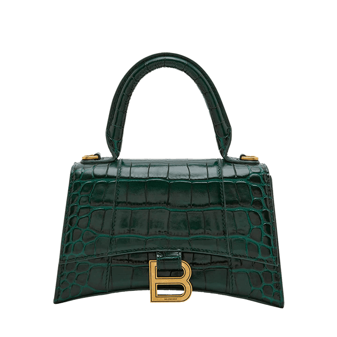 Balenciaga Hourglass Shiny Crocodile embossed calfskin – Luxury Dupes