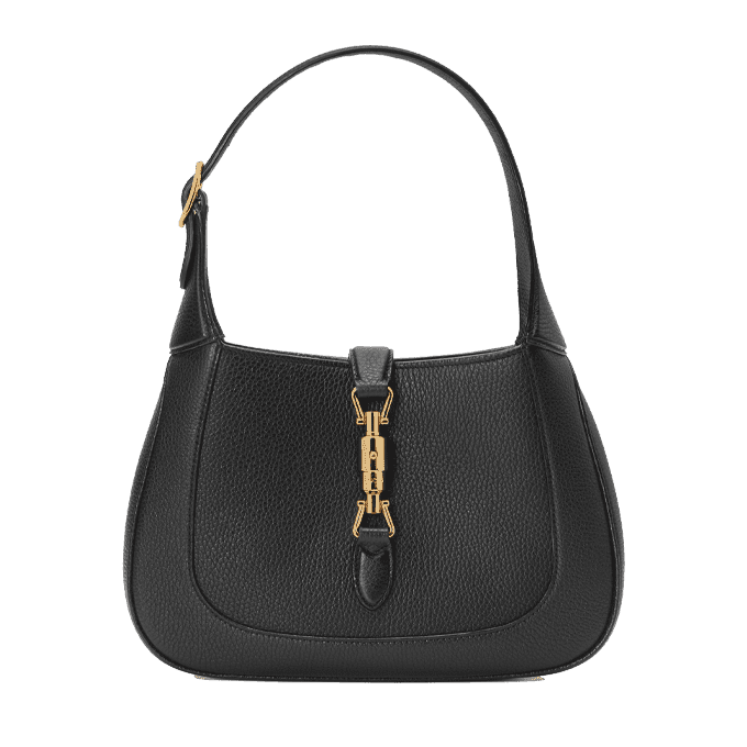 Jackie 1961 Small Natural Grain Bag in timeless design and luxury finish.